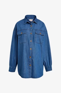 Next Maternity/Nursing Oversize Denim Shirt -Roman Store T19743s6 scaled