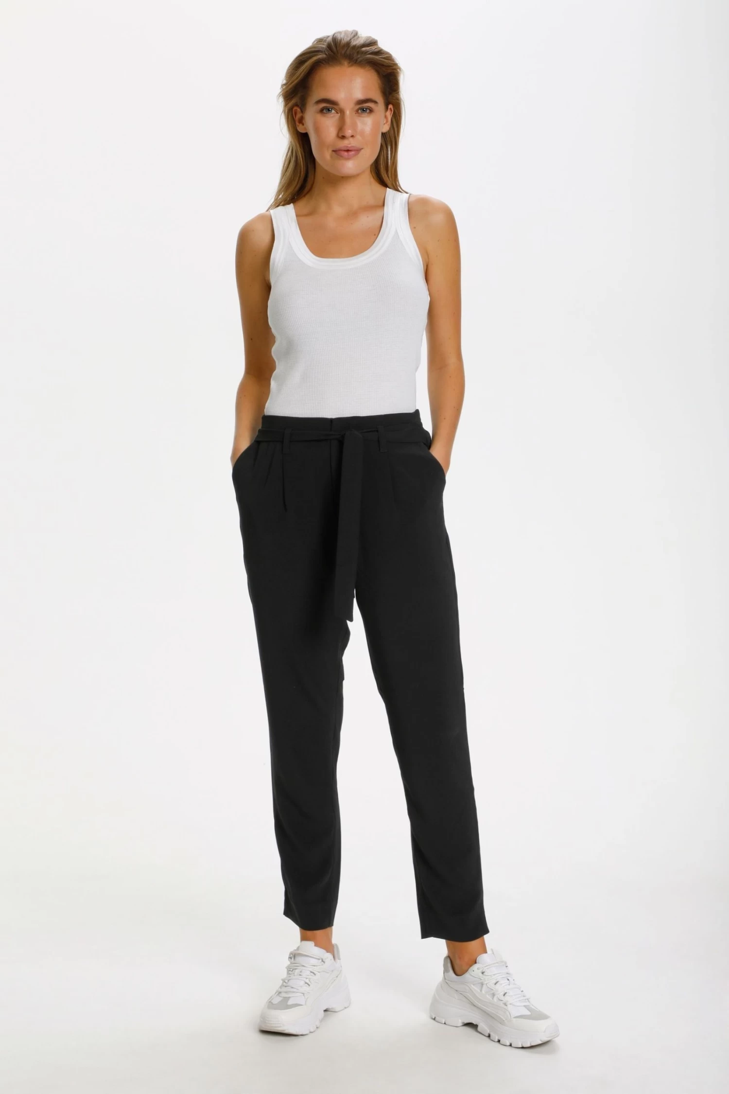 Saint Tropez Black Andrea Trousers 2 Saint Tropez Black Andrea Trousers - Image 2