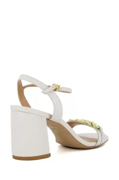 Dune London Manual Chain Trim Block Heel Sandals -Roman Store T31128s3 scaled