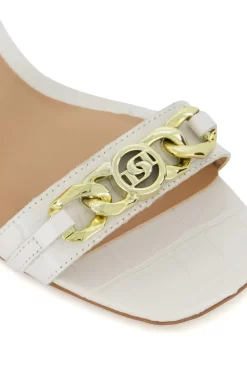 Dune London Manual Chain Trim Block Heel Sandals -Roman Store T31128s5 scaled