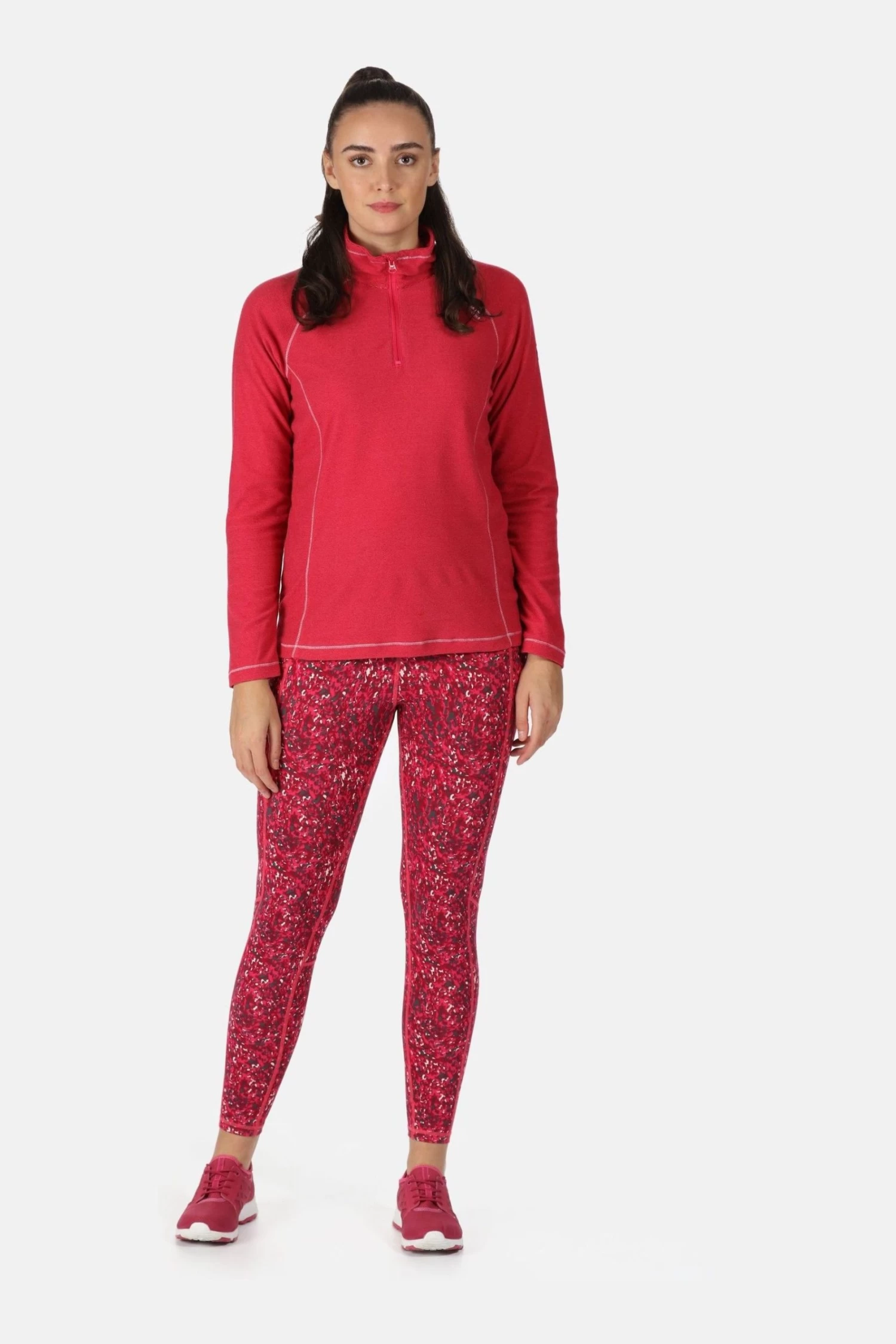 Regatta Pink Montes Half Zip Fleece 1 Regatta Pink Montes Half Zip Fleece