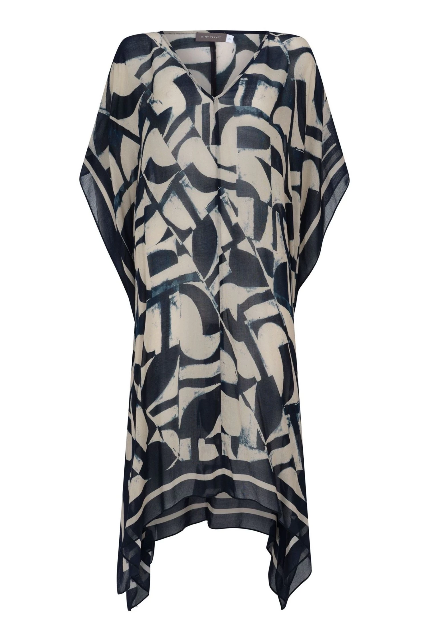 Mint Velvet Kimora Print V-Neck Kaftan 3 Mint Velvet Kimora Print V-Neck Kaftan - Image 3