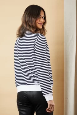 Lakeland Leather Chelsea Striped White Sweatshirt 9 Lakeland Leather Chelsea Striped White Sweatshirt -Roman Store T51588s4 scaled
