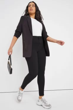 Simply Be Chloe Black High Waist Skinny Jeans