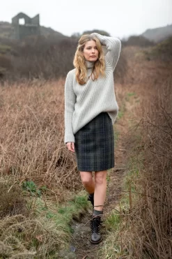 Celtic & Co. Blue Celt Wool Skirt
