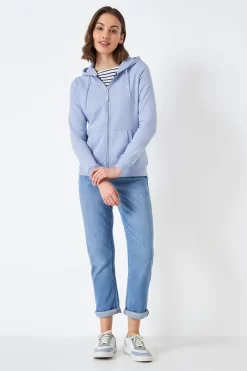 Crew Clothing Company Blue Cotton Hoodie -Roman Store T80496s3 scaled