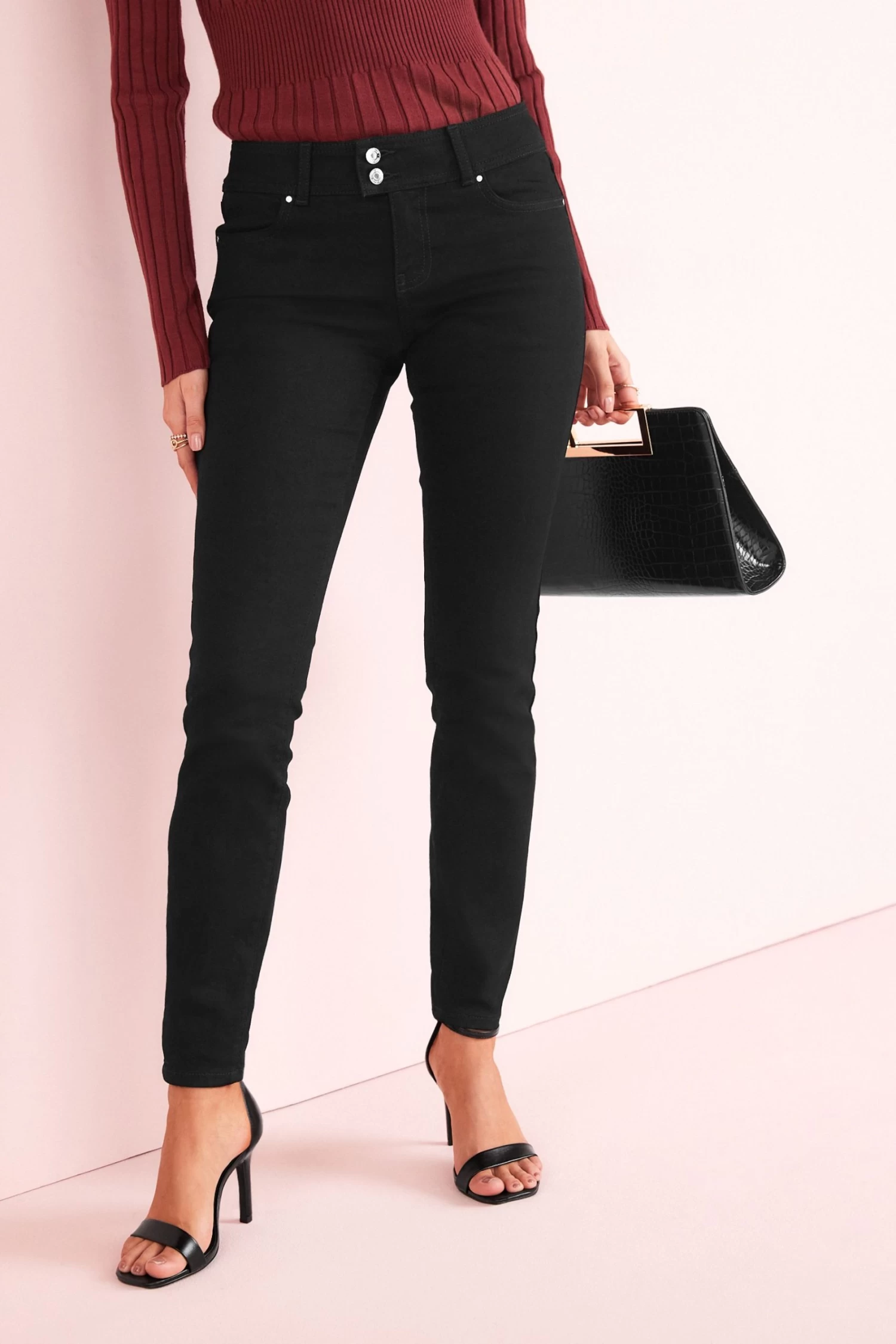 Next Low Rise Relaxed Skinny Jeans 2 Next Low Rise Relaxed Skinny Jeans - Image 2