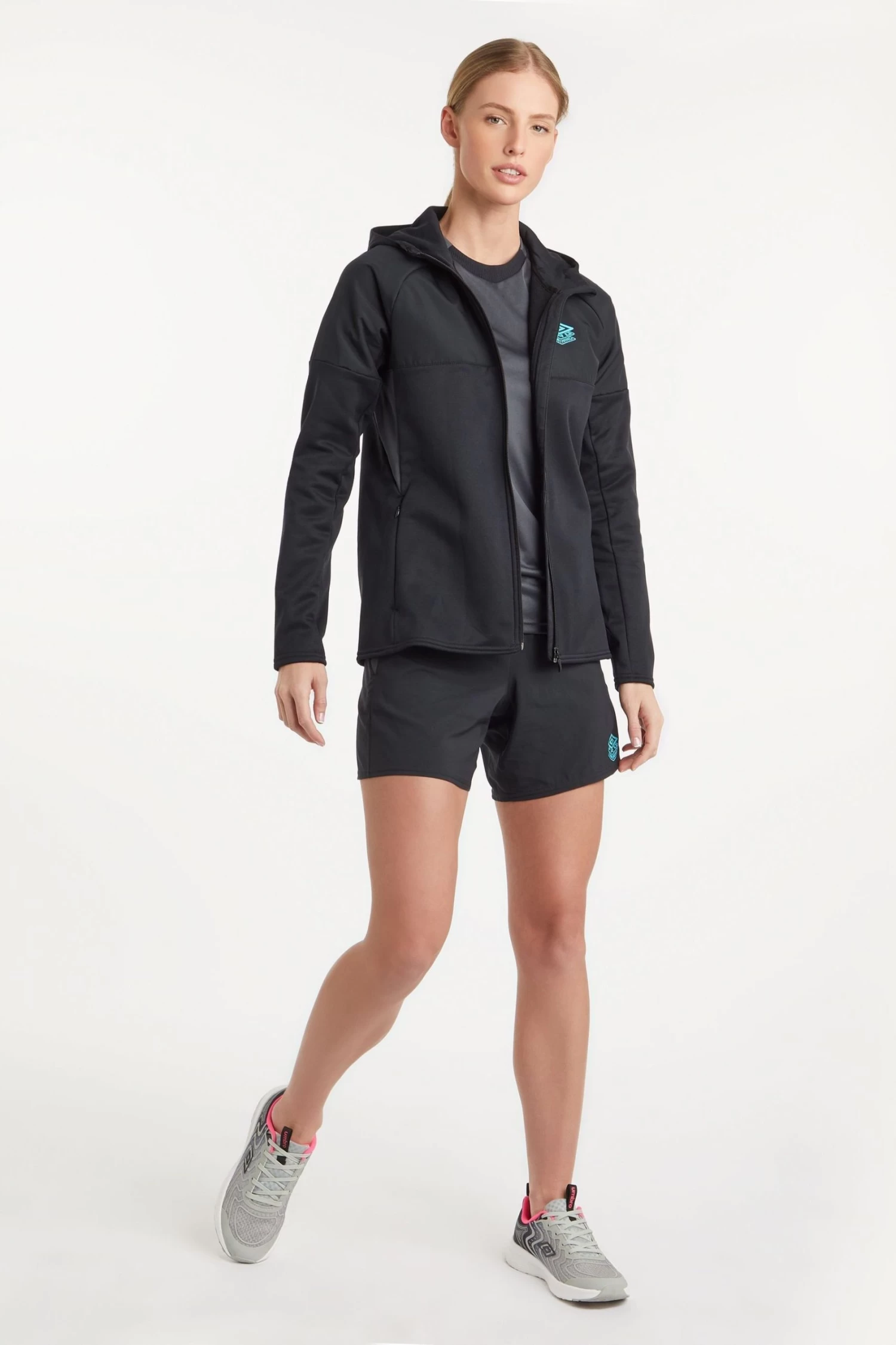 Umbro Womens Black Pro Training Full Zip Hoodie 4 Umbro Womens Black Pro Training Full Zip Hoodie - Image 4