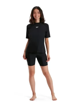 Speedo Black Short Sleeved Sun T-Shirt