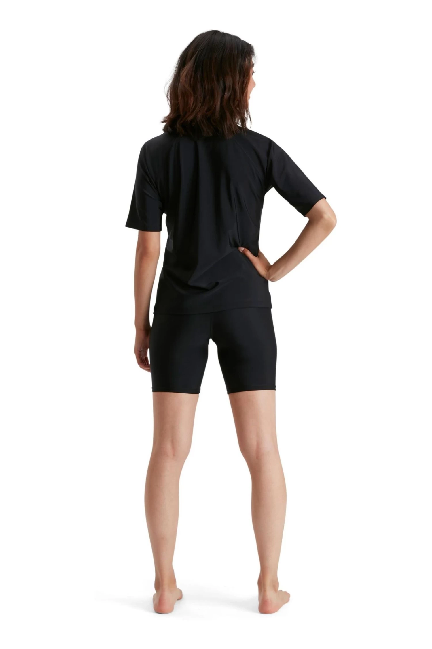 Speedo Black Short Sleeved Sun T-Shirt 2 Speedo Black Short Sleeved Sun T-Shirt - Image 2