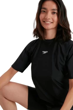 Speedo Black Short Sleeved Sun T-Shirt 10 Speedo Black Short Sleeved Sun T-Shirt -Roman Store T87493s4 scaled