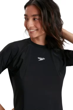 Speedo Black Short Sleeved Sun T-Shirt 11 Speedo Black Short Sleeved Sun T-Shirt -Roman Store T87493s5 scaled