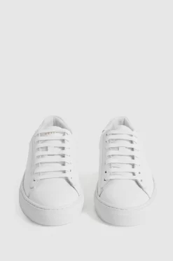 Reiss Magda Mule Leather Trainers -Roman Store U01451s3 scaled