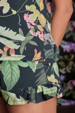 Next Black And Lilac Floral B By Ted Baker Cotton Jersey Shorts Set -Roman Store U16906s7 scaled