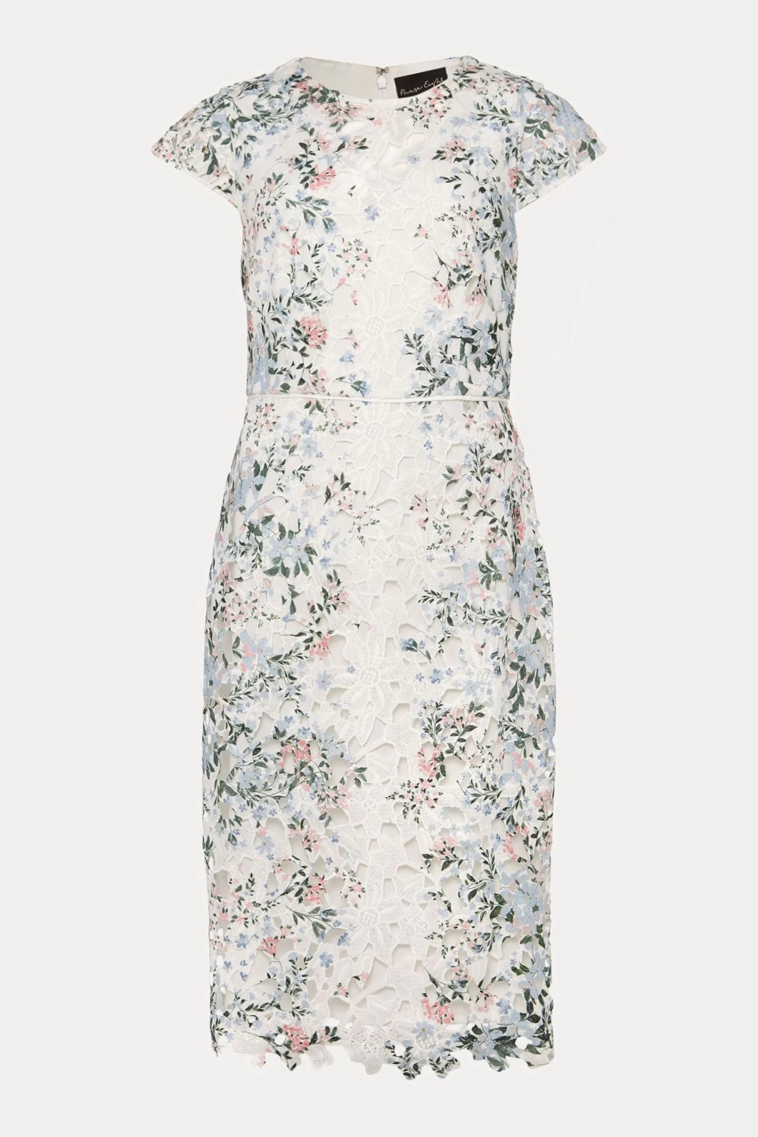 Phase Eight Franky Cream Floral Lace Fitted Dress 7 Phase Eight Franky Cream Floral Lace Fitted Dress - Image 7