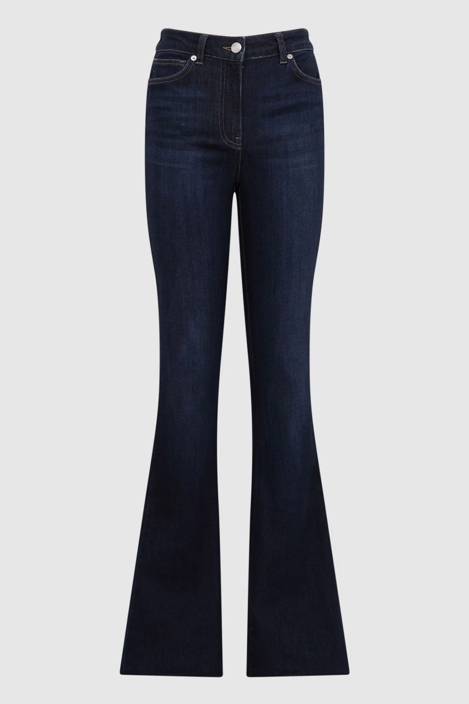 Reiss Beau High Rise Skinny Flared Jeans 2 Reiss Beau High Rise Skinny Flared Jeans - Image 2
