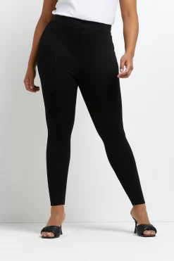 River Island Plus Black Valentina Leggings