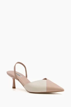 Dune London Pink Cube Colourblock Kitten Sandals -Roman Store U58835s3 scaled