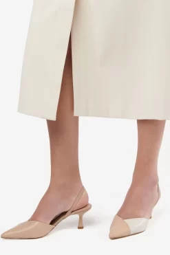 Dune London Pink Cube Colourblock Kitten Sandals -Roman Store U58835s5 scaled