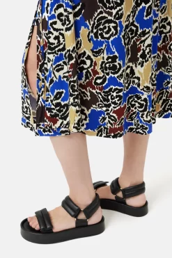 Jigsaw Blue Brushed Rose Jersey Skirt 12 Jigsaw Blue Brushed Rose Jersey Skirt -Roman Store U59965s6 scaled