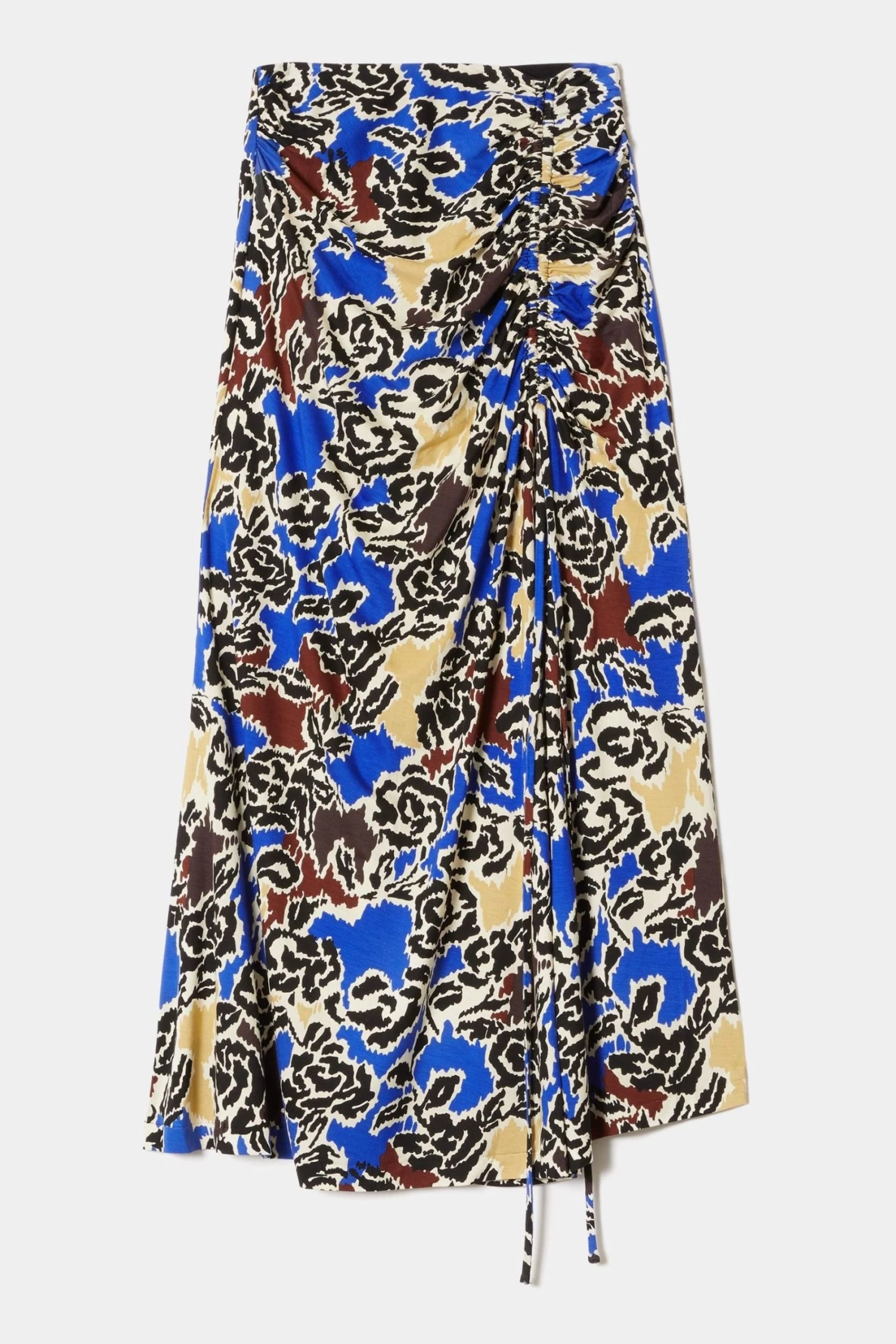 Jigsaw Blue Brushed Rose Jersey Skirt 7 Jigsaw Blue Brushed Rose Jersey Skirt - Image 7