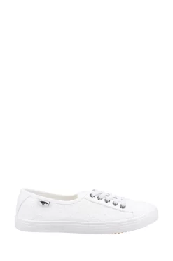 Rocket Dog Womens Chow Chow Elsie Eyelet Cotton Trainers