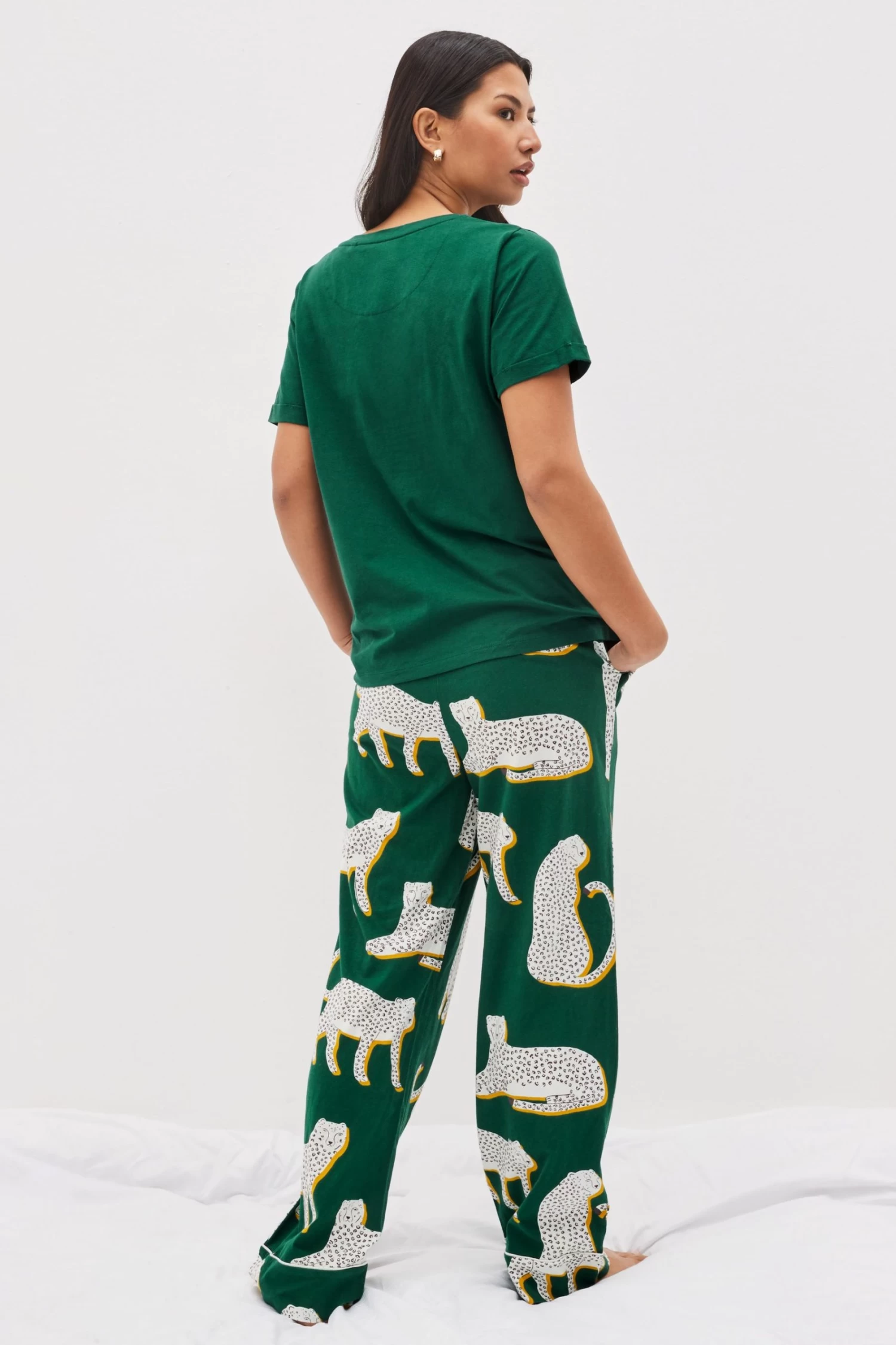 Green Lionel Scion At Next Cotton Jersey Pyjamas 2 Green Lionel Scion At Next Cotton Jersey Pyjamas - Image 2