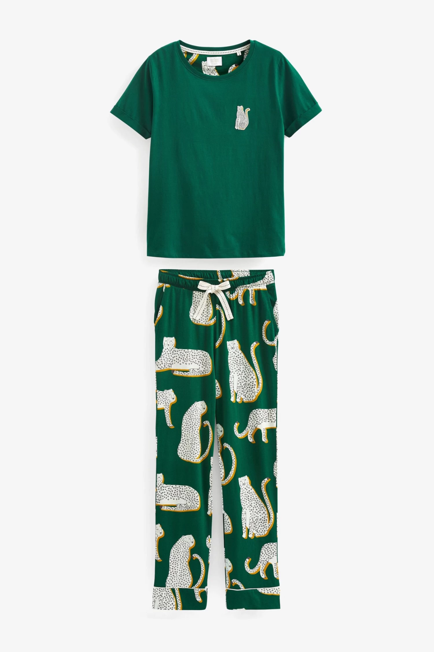 Green Lionel Scion At Next Cotton Jersey Pyjamas 5 Green Lionel Scion At Next Cotton Jersey Pyjamas - Image 5