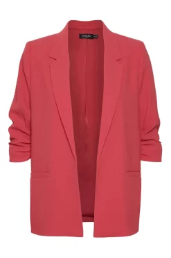 Soaked In Luxury Red Shirley Blazer -Roman Store U69849s5 scaled