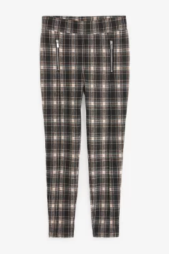 Next Tan Brown Tartan Check Ponte Zip Detail Leggings 11 Next Tan Brown Tartan Check Ponte Zip Detail Leggings -Roman Store U81871s6 scaled