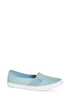 Evans Denim Skater Slip-On Shoes