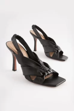 Next Signature Forever Comfort® Leather Twist Sandals